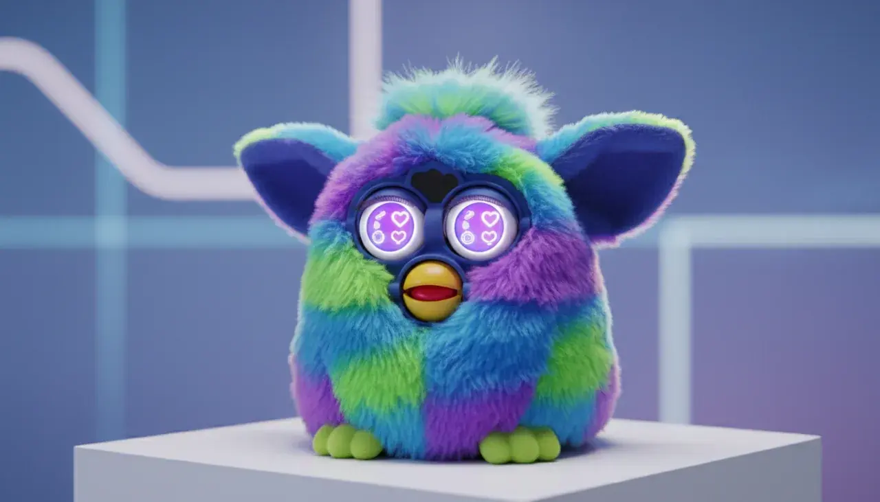 2012 Furby model showcasing LCD eyes and modern design