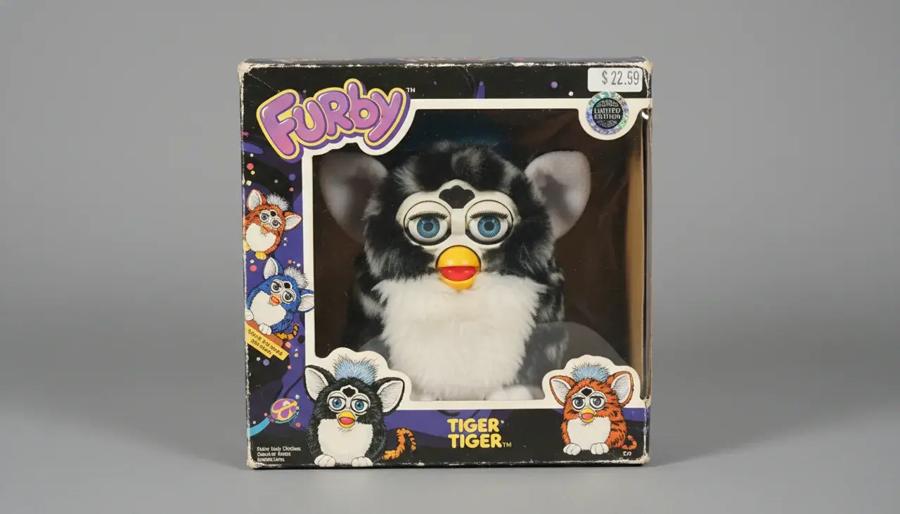 Rare vintage Furby in original unopened packaging
