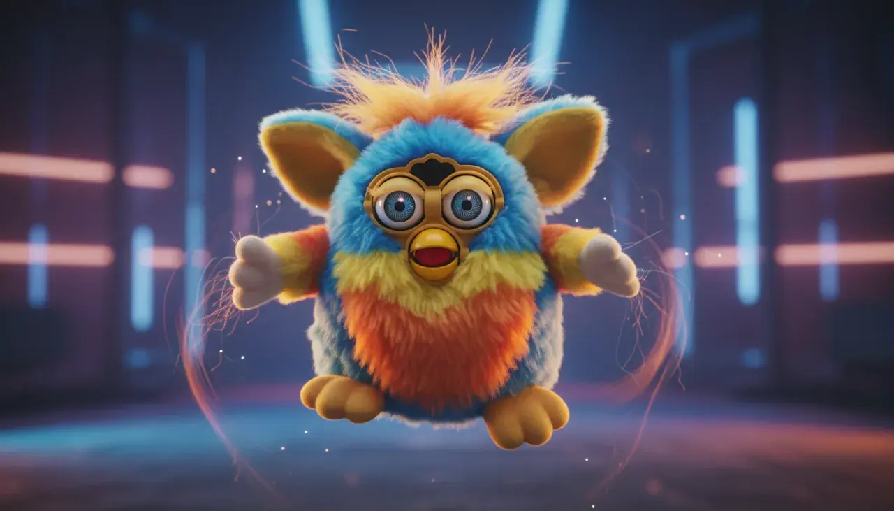 Emoto-tronic Furby showing advanced facial expressions and movements