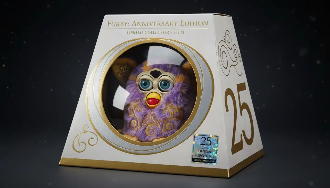Rare anniversary edition Furby in special packaging