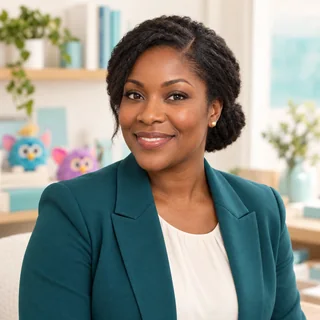 AI-generated author avatar for Alisia Wilson, wearing a teal blazer
