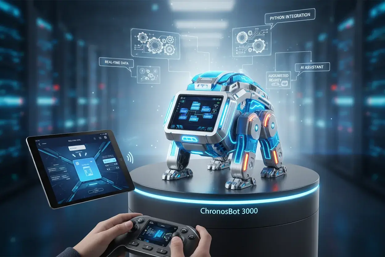 Advanced interactive toy with programming and technology features for older children