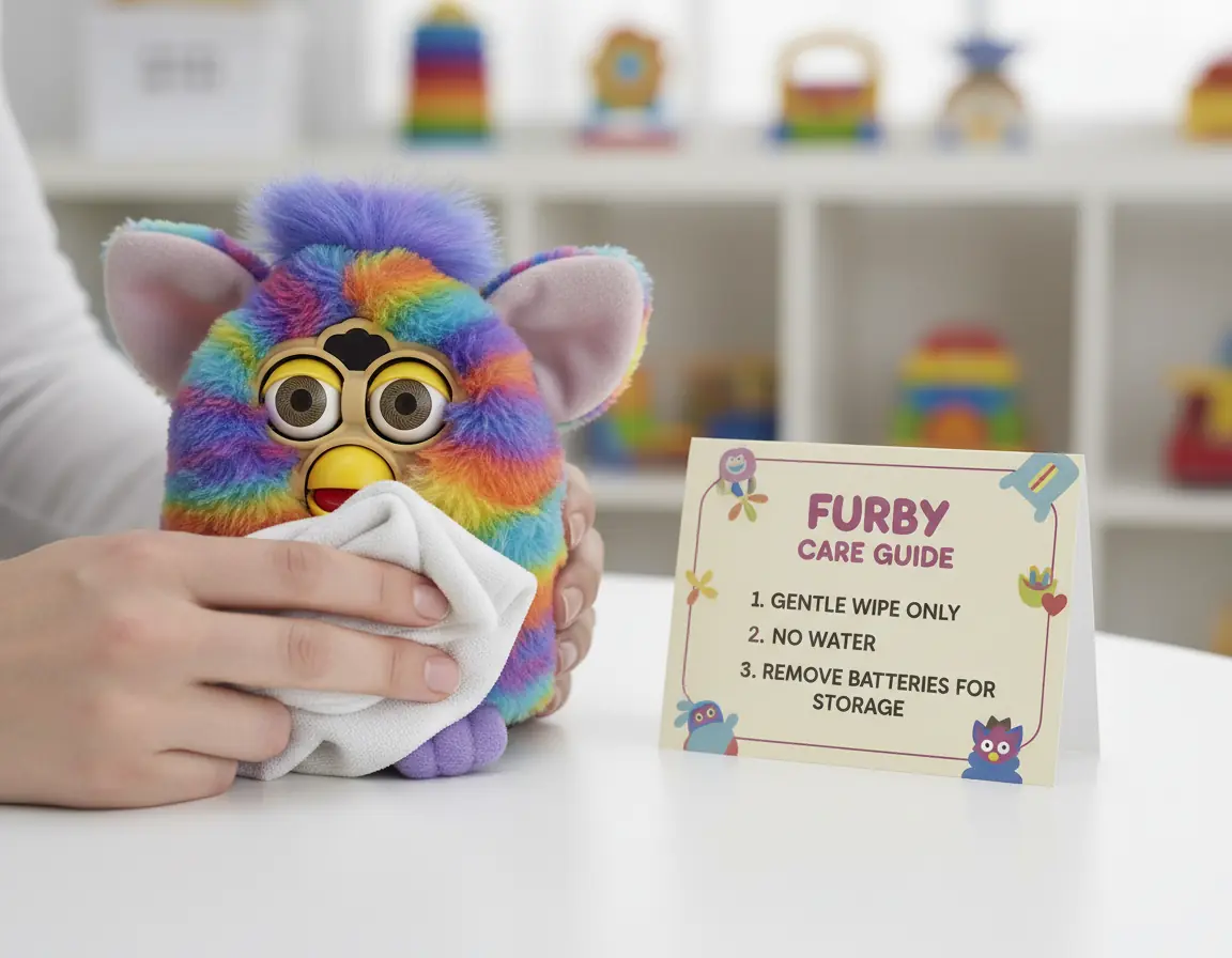 furby toy care and maintenance demonstration