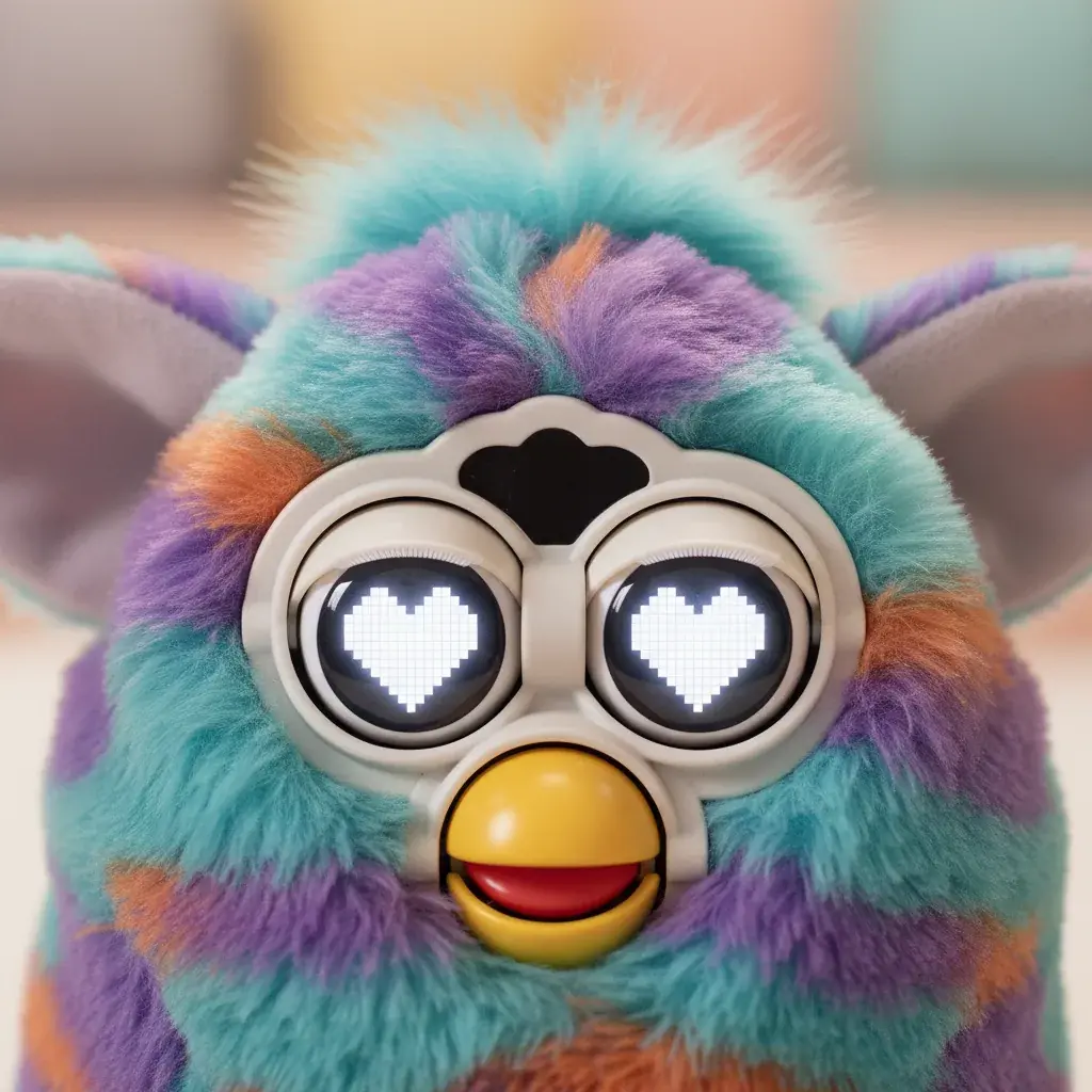 2012 Furby with happy LCD eye expression