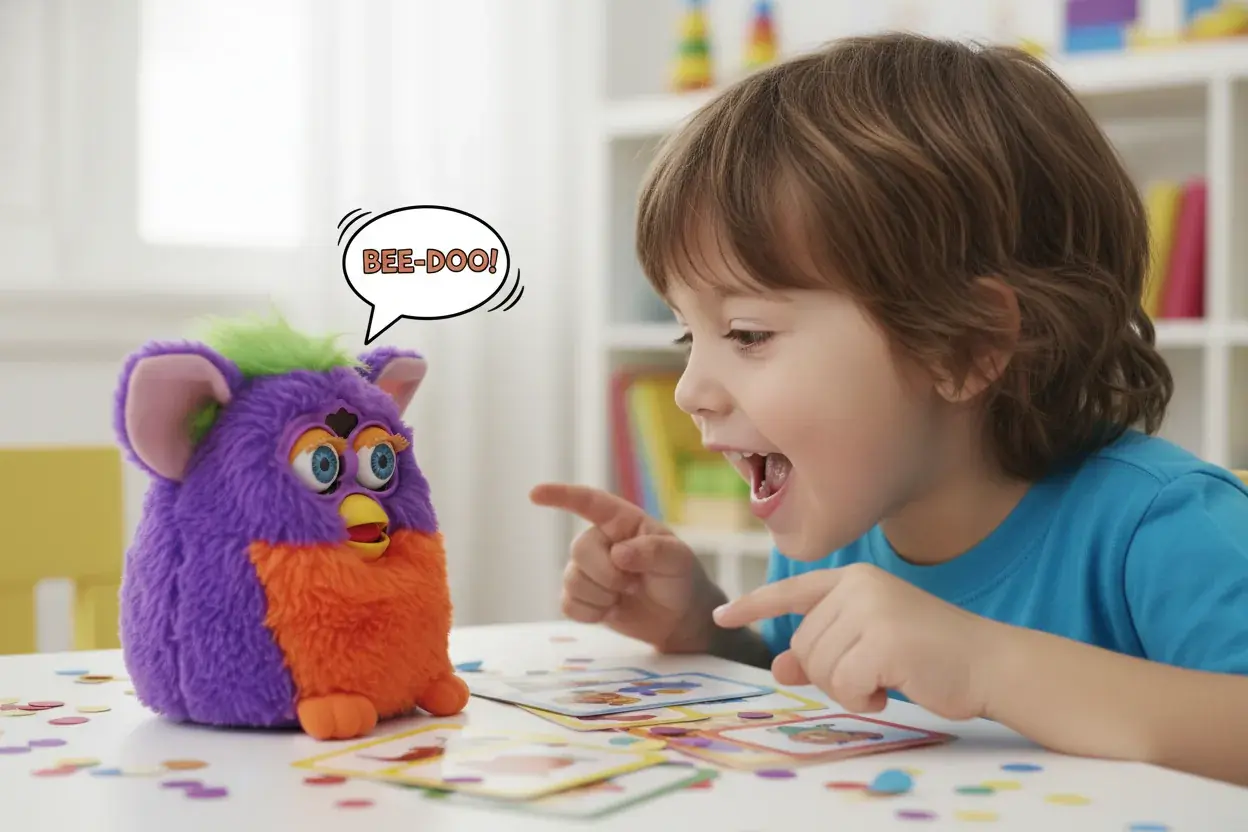 Interactive conversation between child and Furby