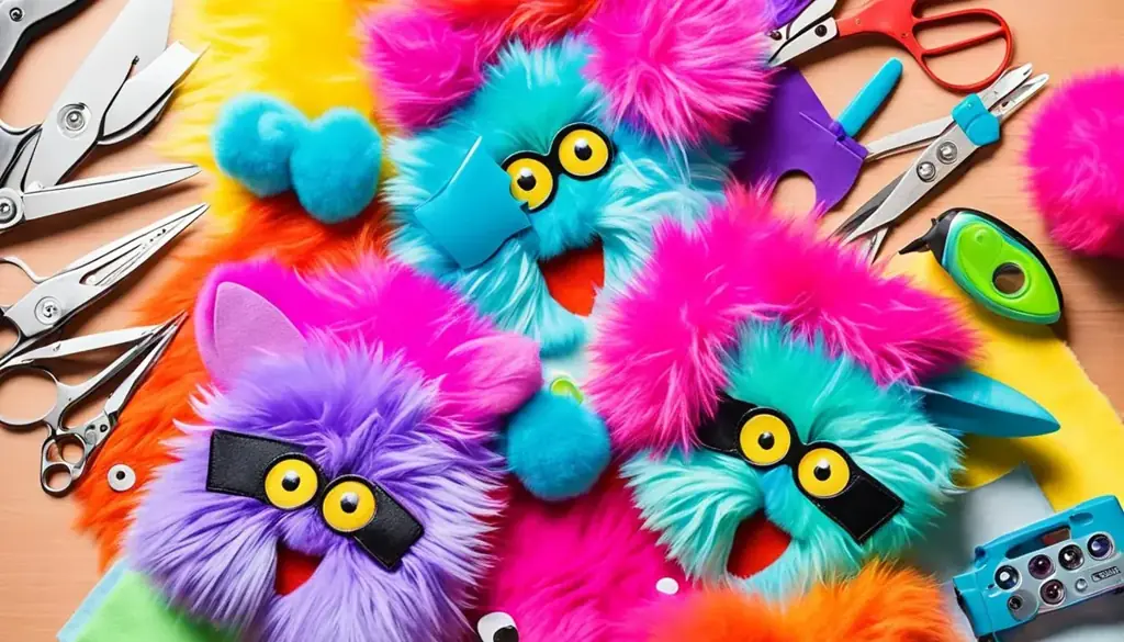 DIY Furby Costume Materials