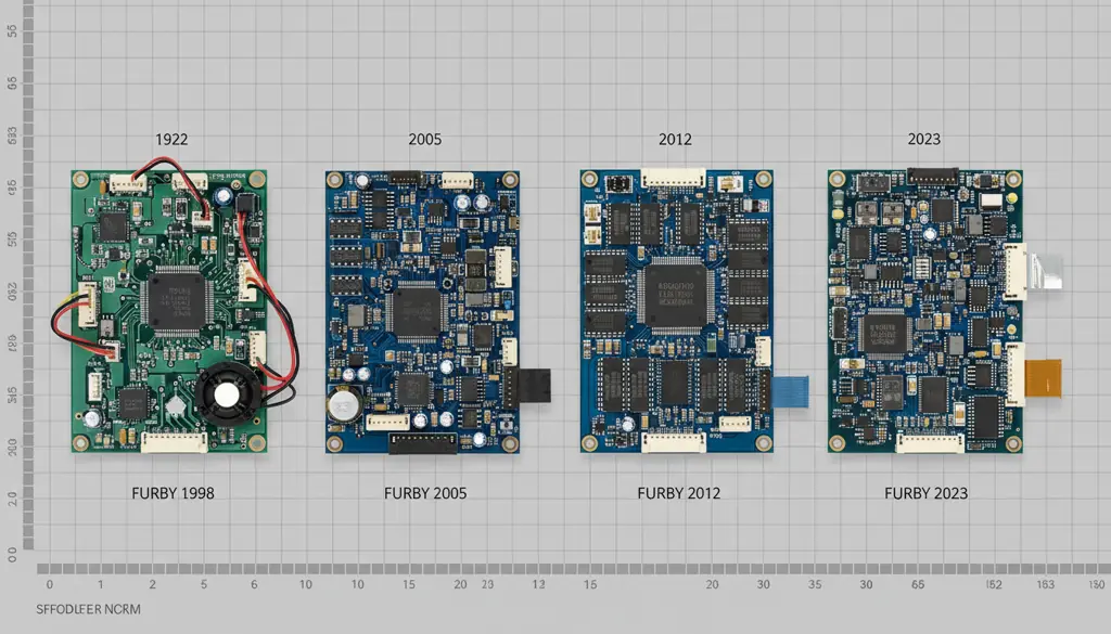 Internal components comparison across generations