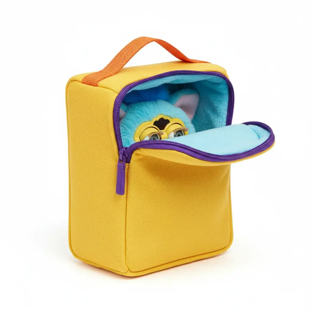 Protective carrying case for Furby toy storage and travel