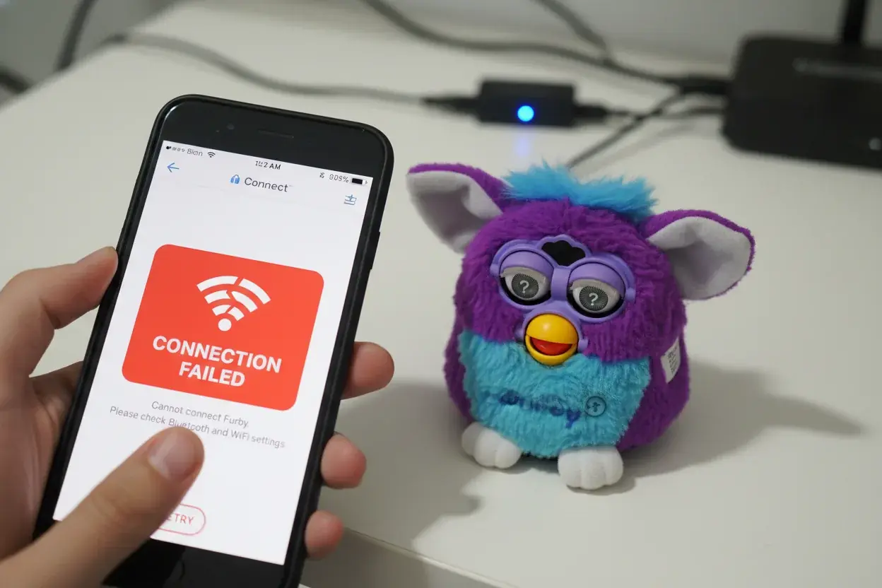 Furby app connectivity troubleshooting