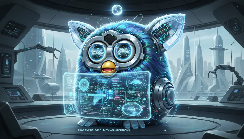 Concept of future Furby language technology
