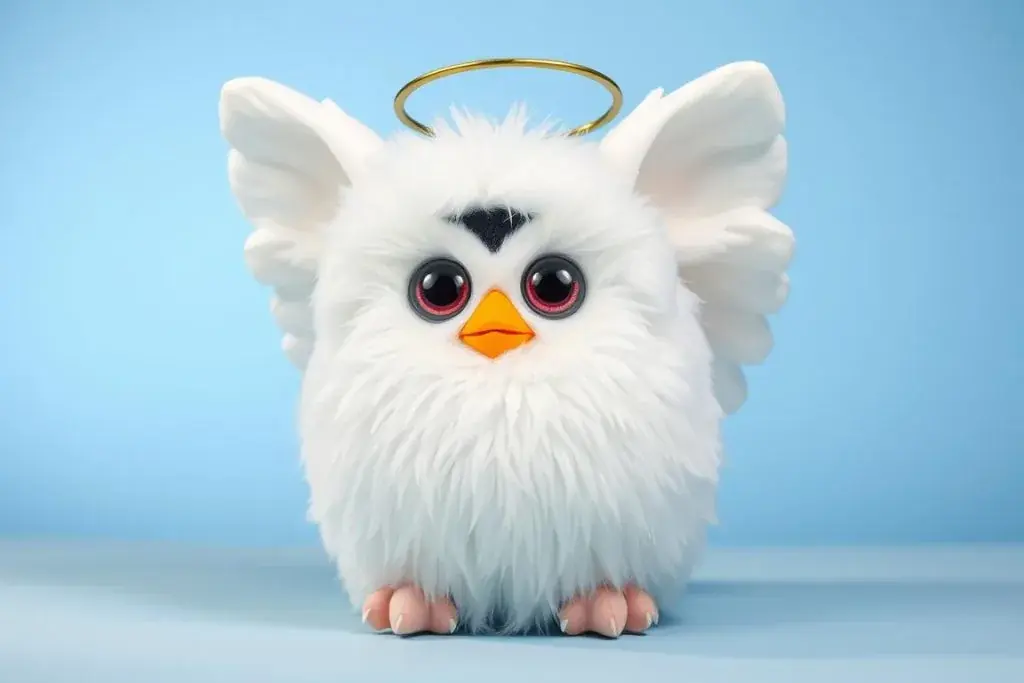 Rare Special Furby Angel worth up to $800 in the 1998 Furby worth collector's market