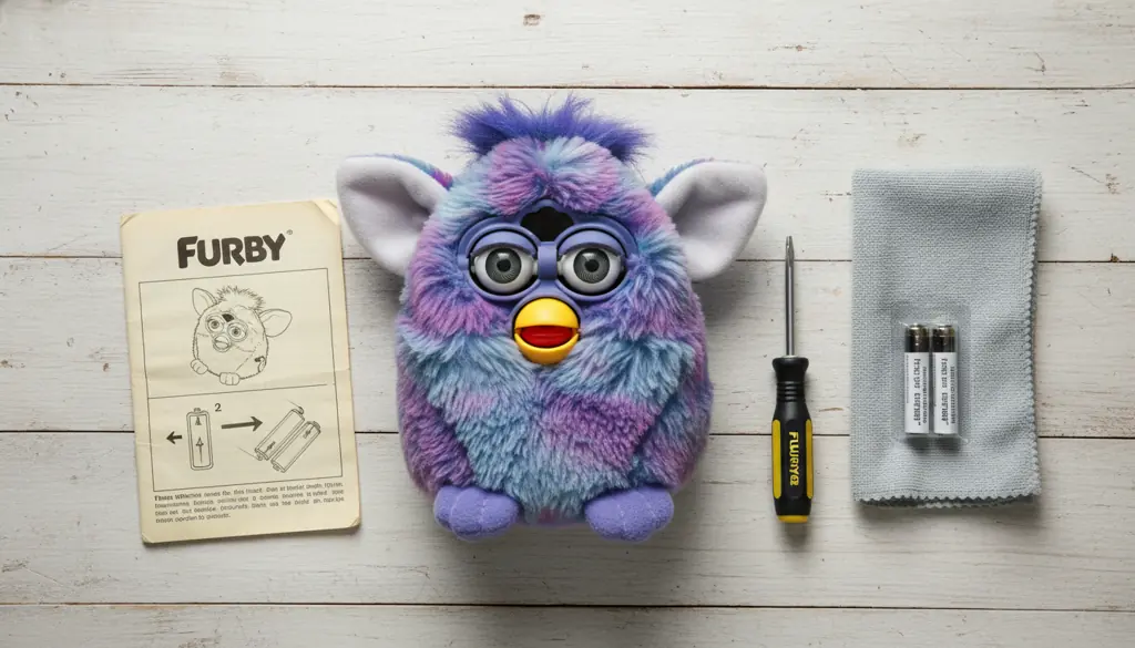 Troubleshooting Furby 2025 power issues with tools and battery check