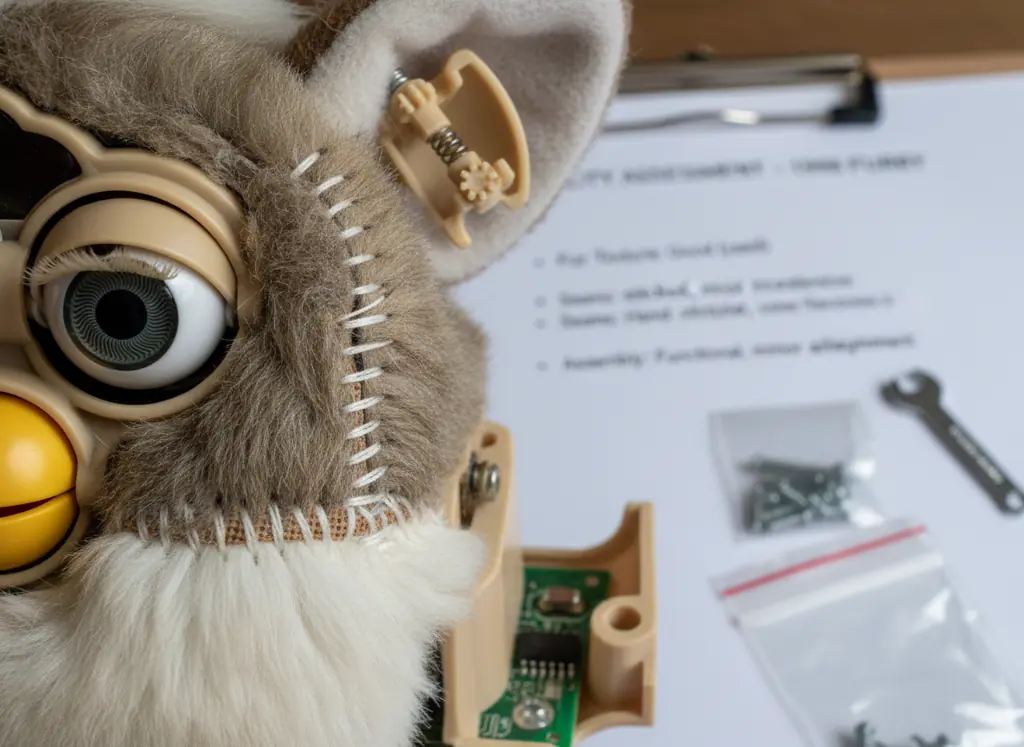 original furby 1998 construction details