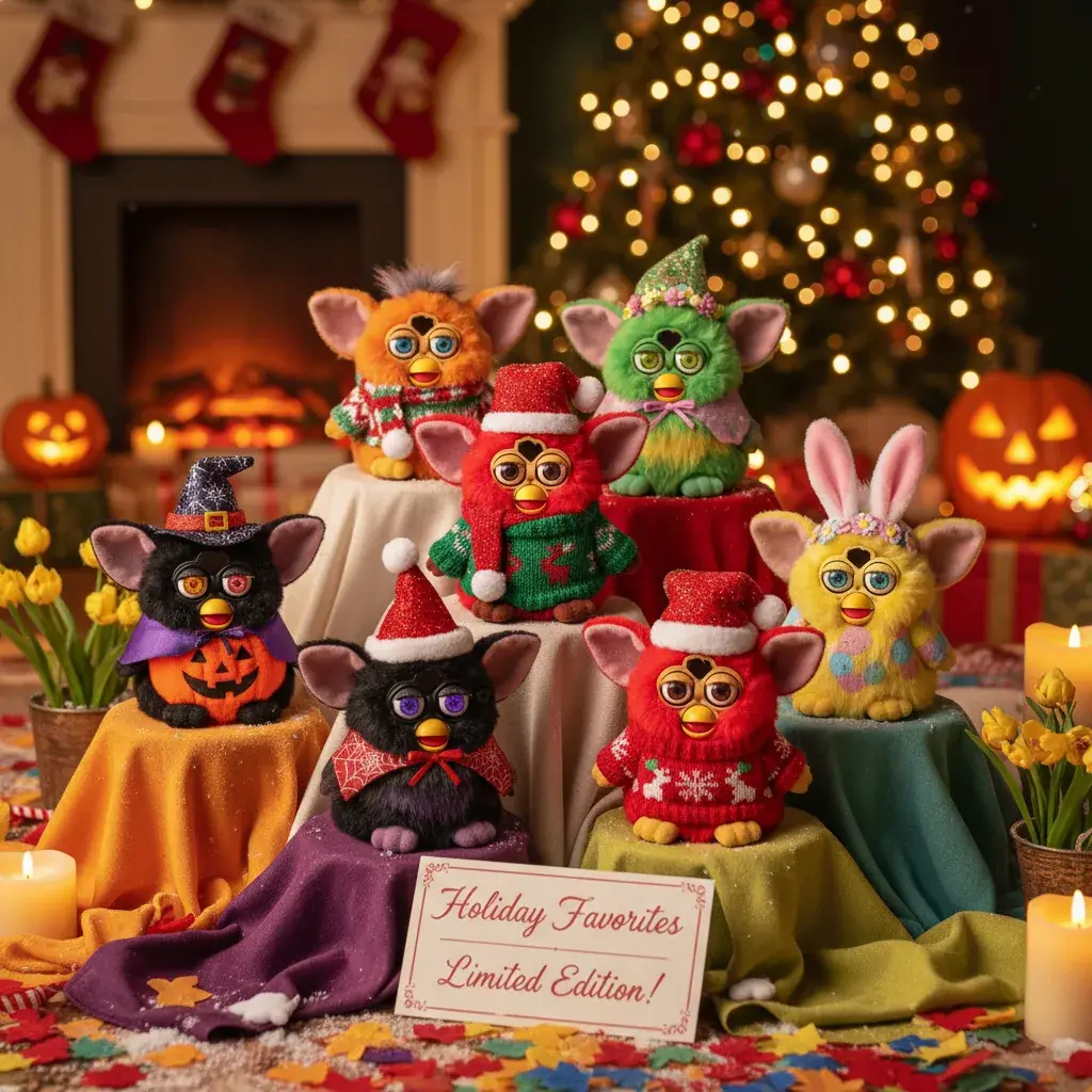 Holiday themed special edition Furbies