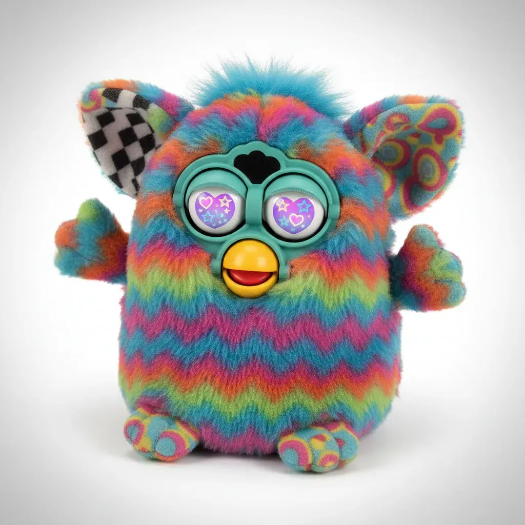 Funky emoto-tronic Furby variant showing unique design