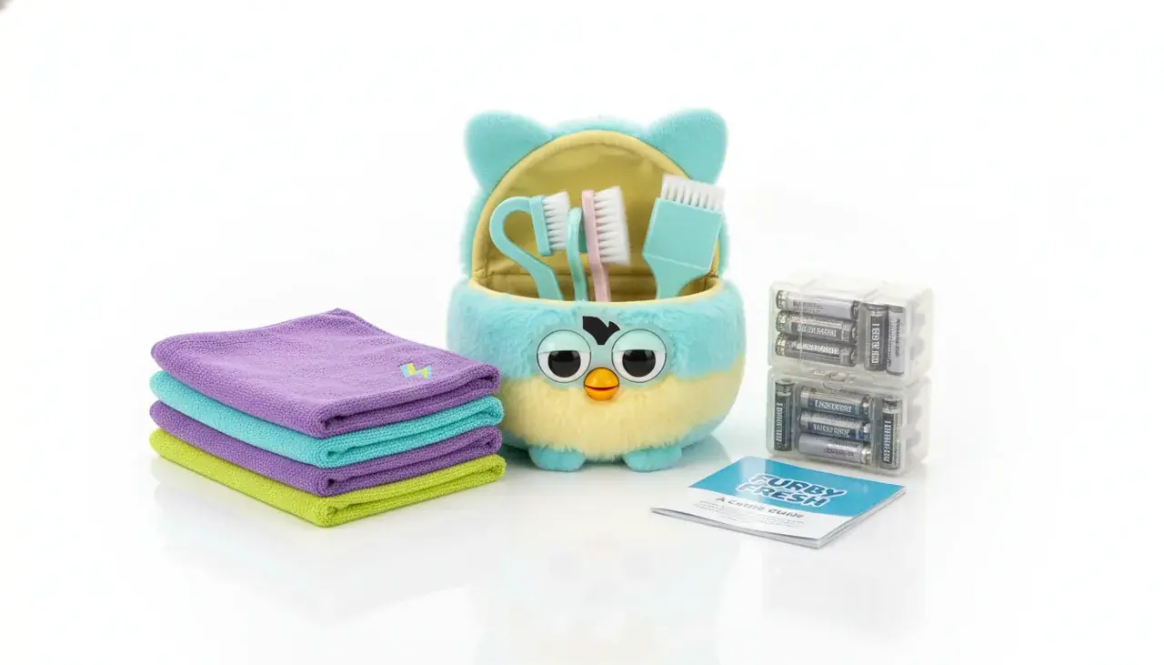 Furby maintenance and care supplies