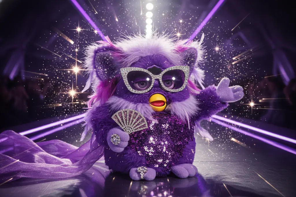 Diva personality Furby with confident expression