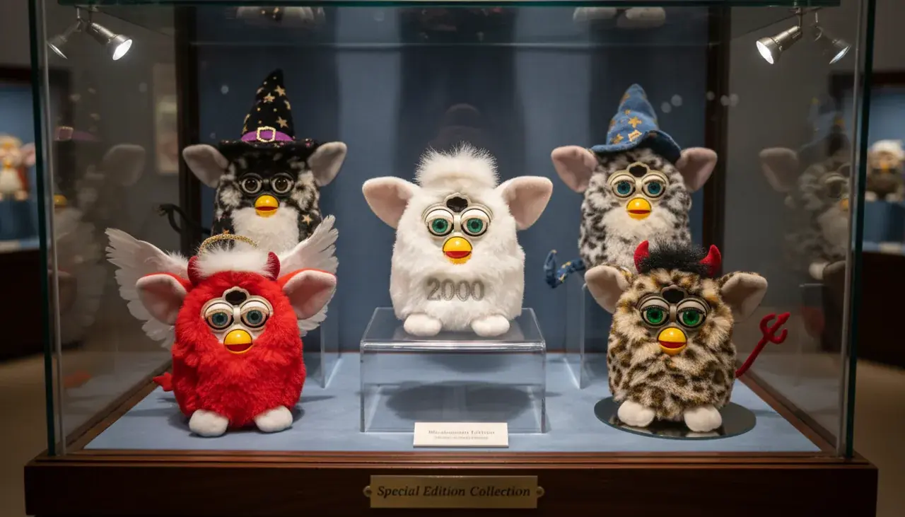Rare limited edition Furby special releases showing collector value