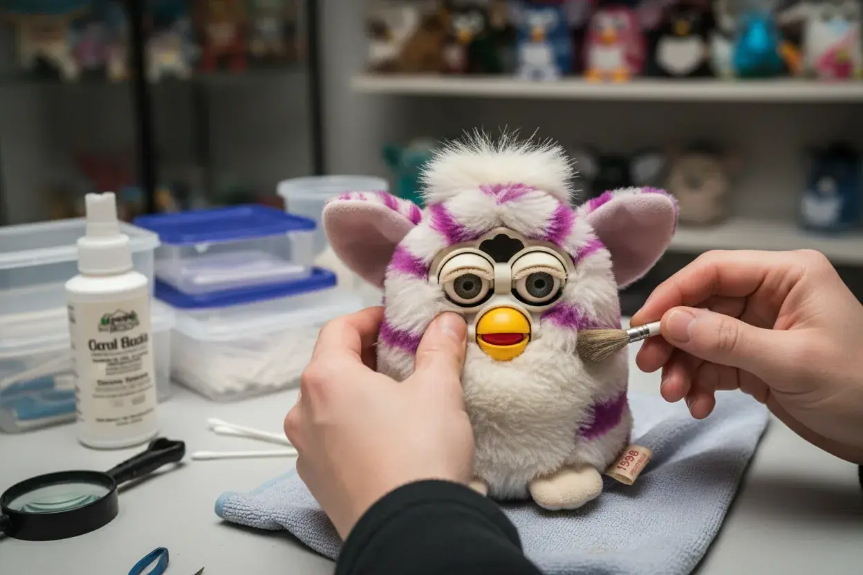 vintage furby language preservation and maintenance