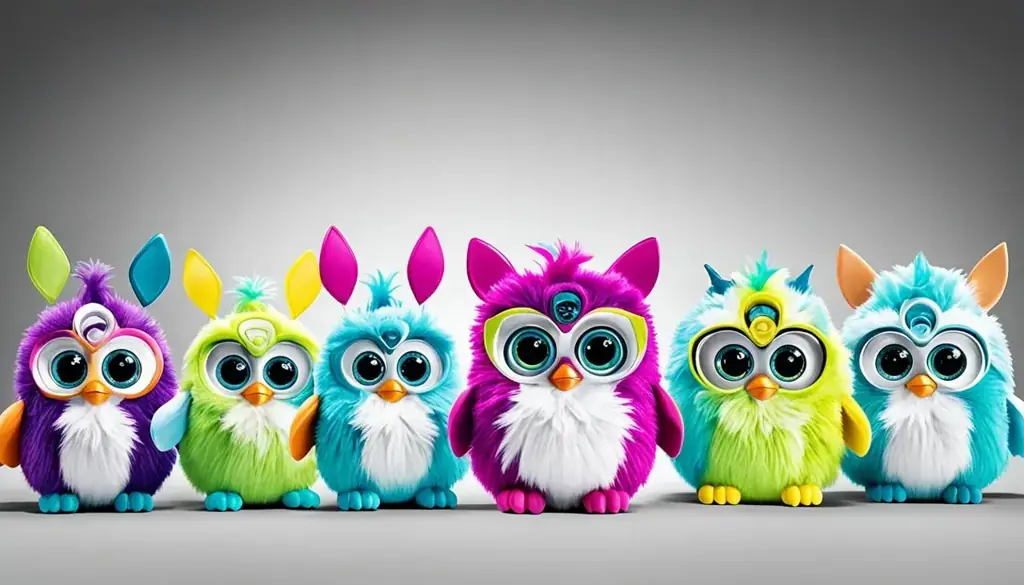 Furby evolution through the years