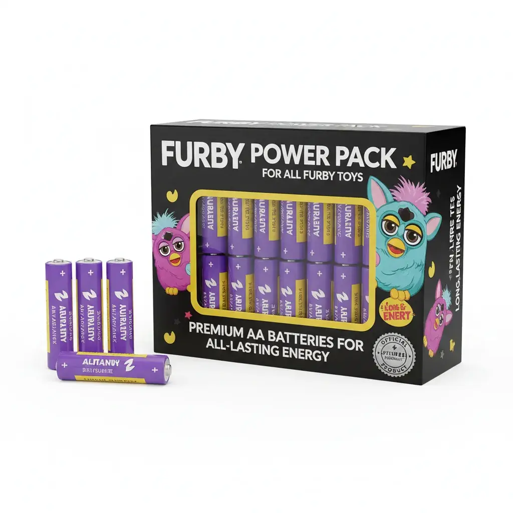 Pack of premium batteries for Furby toys