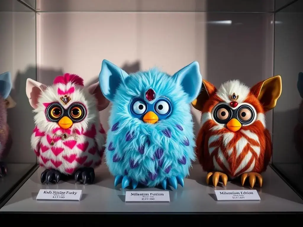 Rare limited edition Furbies showing what are Furbies worth today at the high end of the market Rare limited edition Furbies showing what are Furbies worth today at the high end of the market