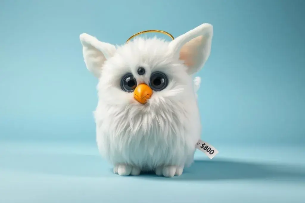 Special Furby Angel edition that sold for $800 on eBay