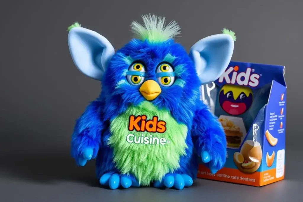 Rare Kids Cuisine 1998 Furby worth $520 showing special edition features