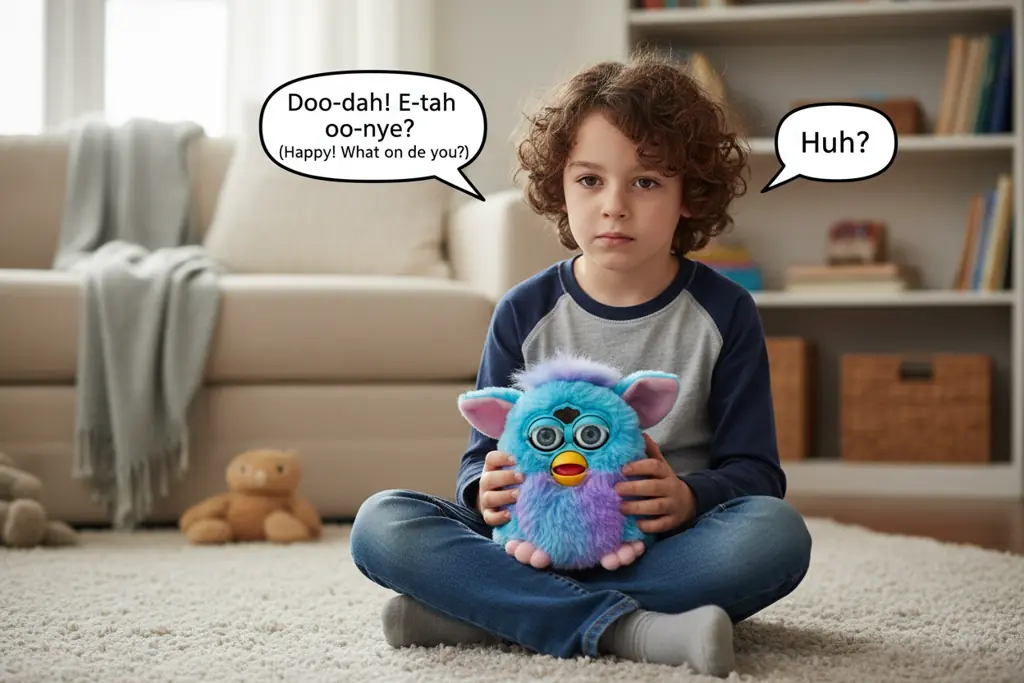 furby language development through regular interaction