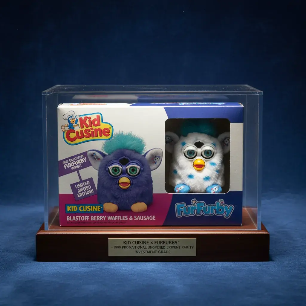 Rare kid cuisine Furby demonstrating premium collectible value and scarcity
