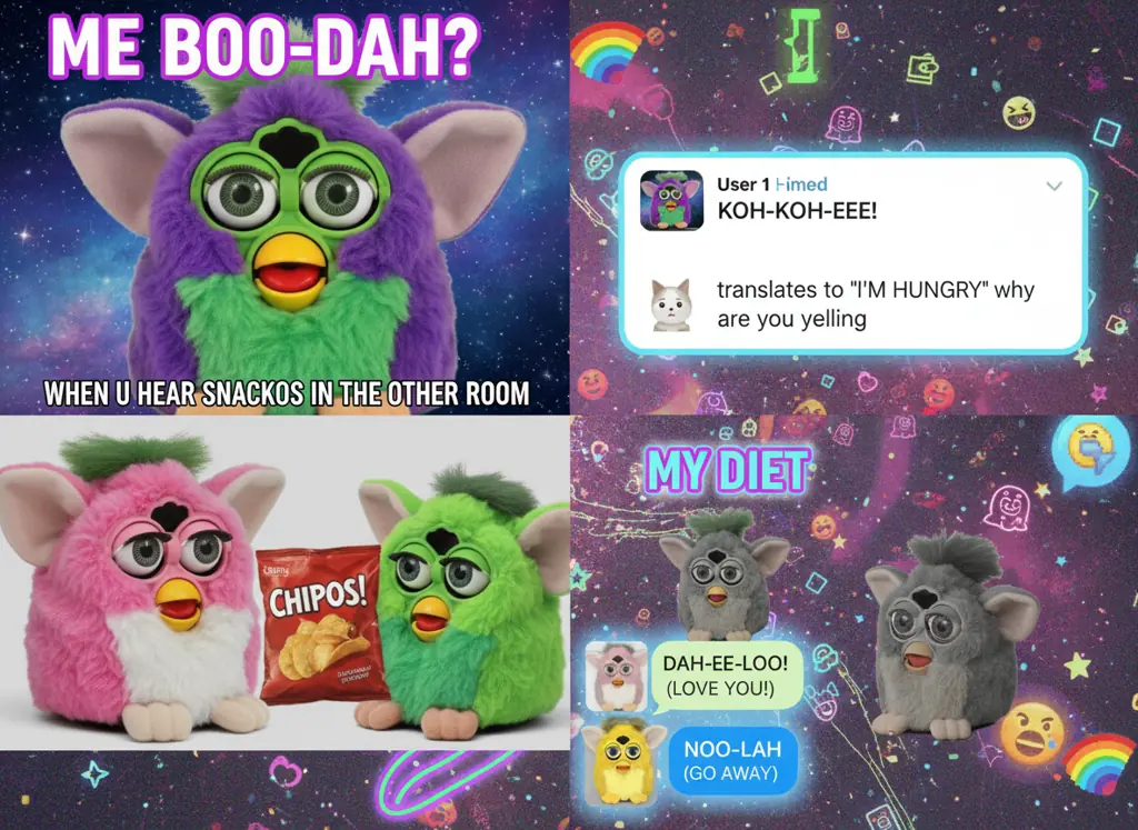 Popular Furby language memes compilation