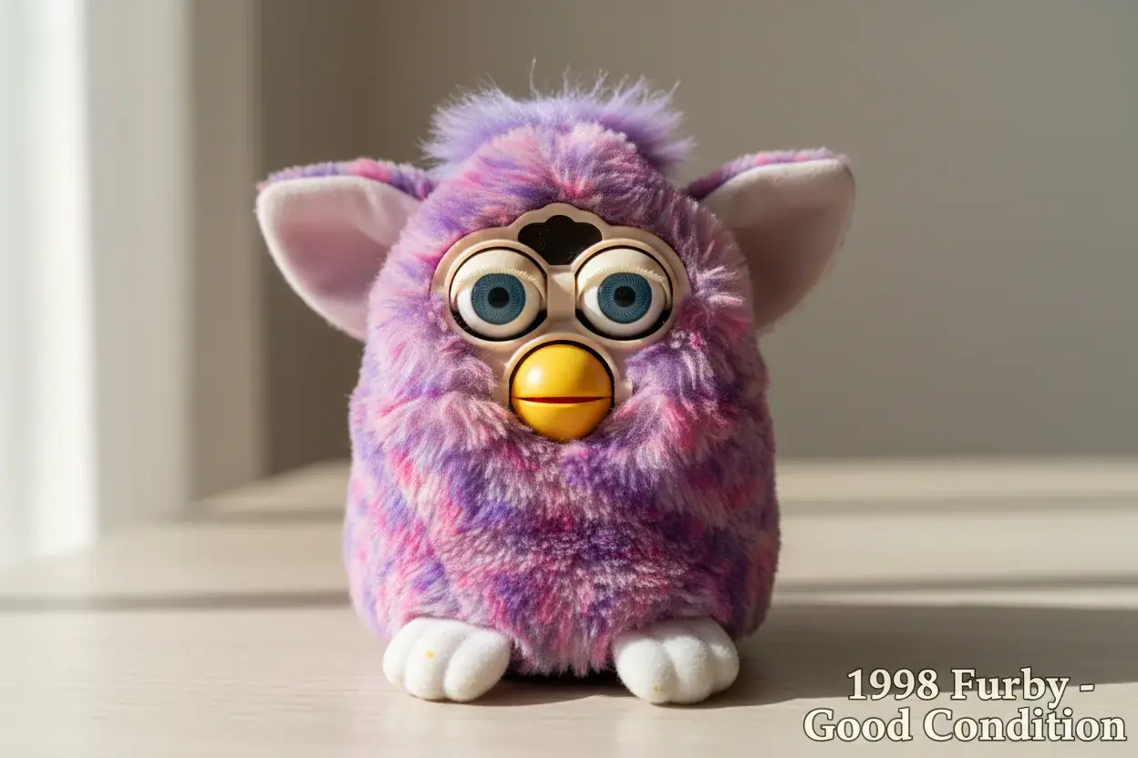 Good condition 1998 Furby showing normal play wear