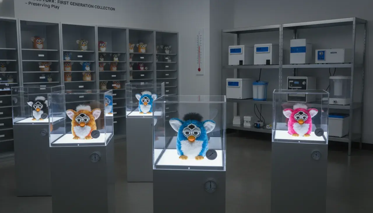 proper furby storage and display