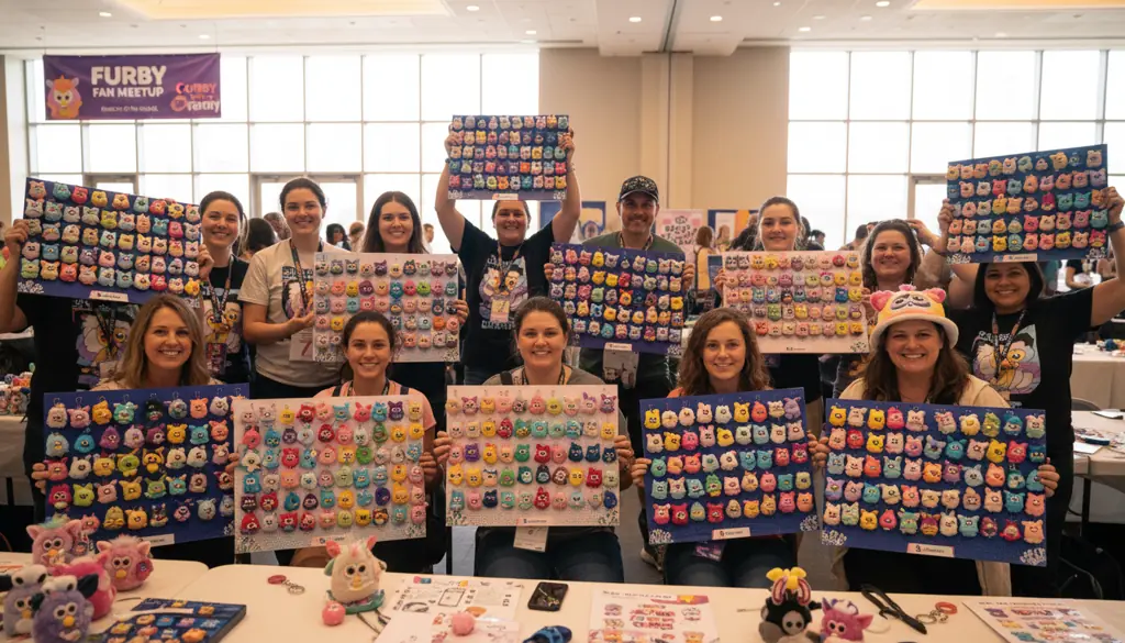 furby collector community showing enthusiasts and their collections