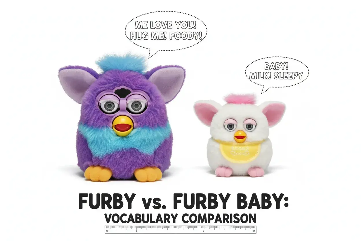 Comparison of Furby and Furby Baby language features
