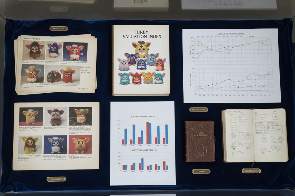 Price guide and valuation reference for rare Furby collectors