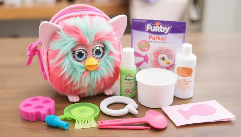 Furby Coral care kit with accessories Furby Coral care kit with accessories