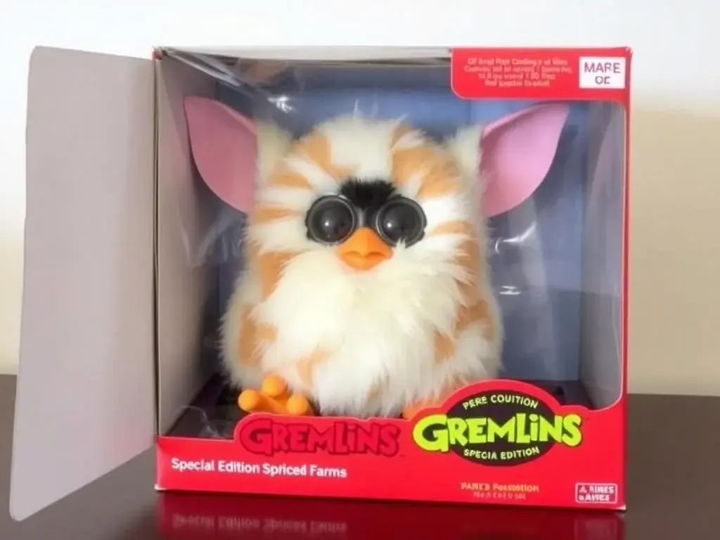 Mint condition Gizmo Furby in original packaging showing its collector's value Mint condition Gizmo Furby in original packaging showing its collector's value