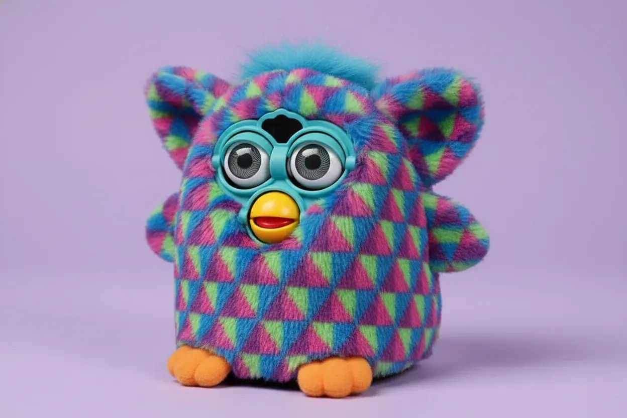 Furby Boom with distinctive triangle pattern