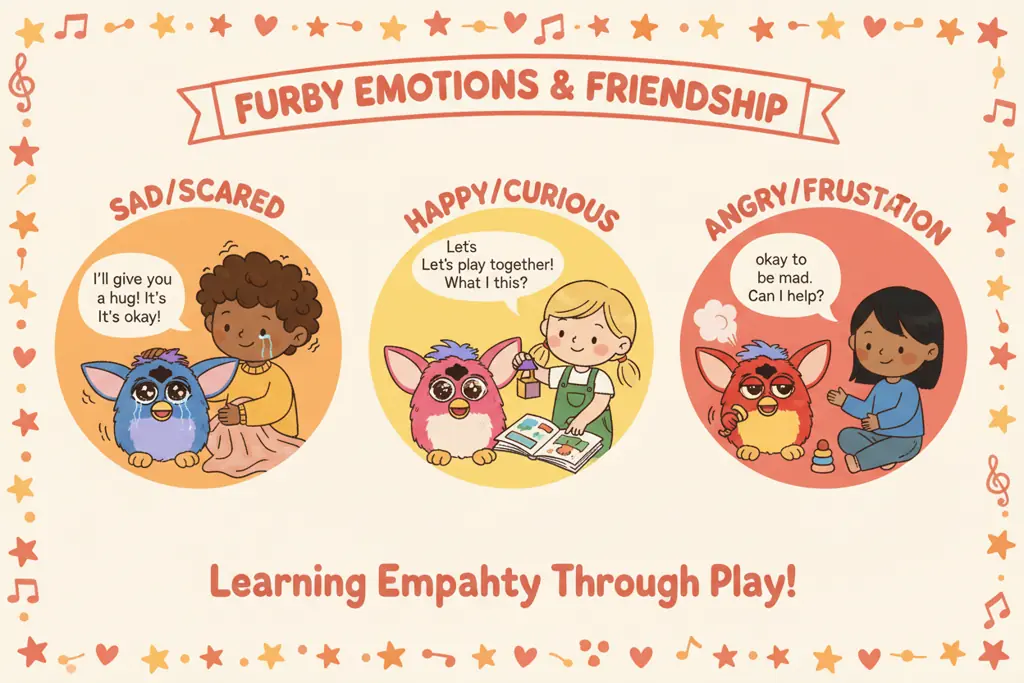 Furby teaching emotional recognition to children