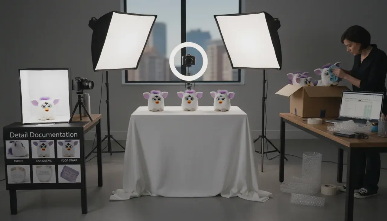Preparing a Millennium Furby for sale—photo checklist and packaging tips