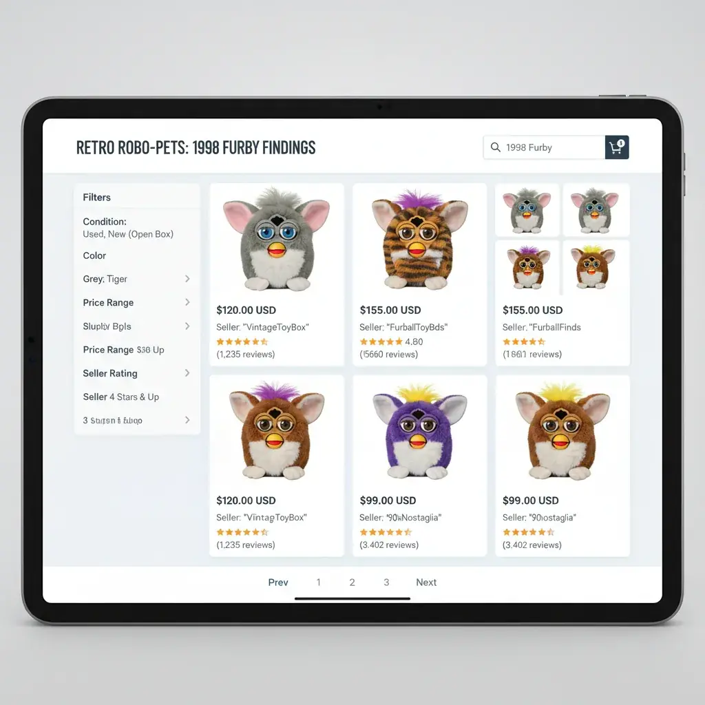 online marketplace interface