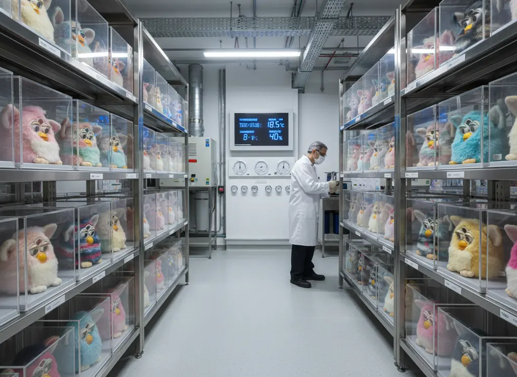 climate controlled furby storage area