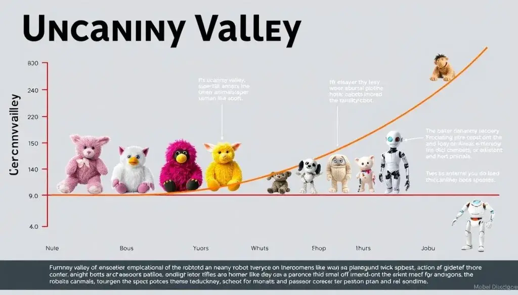 A graph showing the uncanny valley effect, with Furbies placed in the dip where things become furby creepy