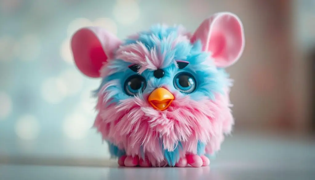 A vibrant and playful Furby in shades of pink and blue, captured in a soft, whimsical lighting. The plush, rounded form of the Furby takes center stage, with its large, expressive eyes and curious expression. The background is a hazy, dreamlike setting, with hints of pastel hues and a sense of tranquility, allowing the Furby to be the star of the scene. The composition is balanced and inviting, drawing the viewer's attention to the joyful and endearing character. The overall mood is one of enchantment and delight, perfectly capturing the spirit of the "Furby Blue and Pink: A Fun and Colorful Companion" article. A vibrant and playful Furby in shades of pink and blue, captured in a soft, whimsical lighting. The plush, rounded form of the Furby takes center stage, with its large, expressive eyes and curious expression. The background is a hazy, dreamlike setting, with hints of pastel hues and a sense of tranquility, allowing the Furby to be the star of the scene. The composition is balanced and inviting, drawing the viewer's attention to the joyful and endearing character. The overall mood is one of enchantment and delight, perfectly capturing the spirit of the "Furby Blue and Pink: A Fun and Colorful Companion" article.