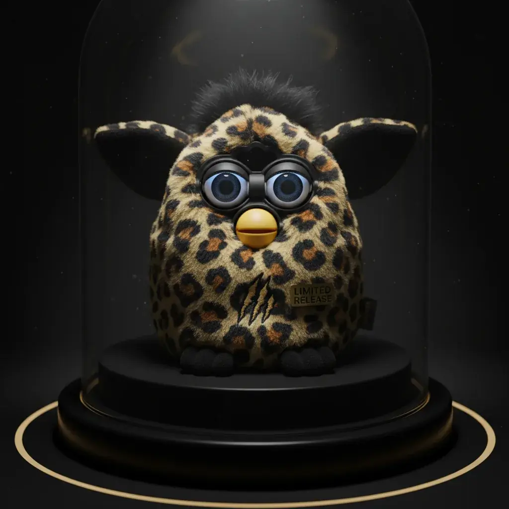 Limited edition Furby showing enhanced value from restricted production numbers