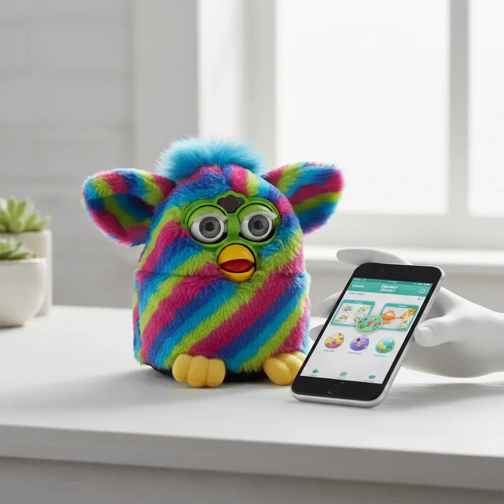 2012 Furby Boom showing digital integration features and modern collectibility