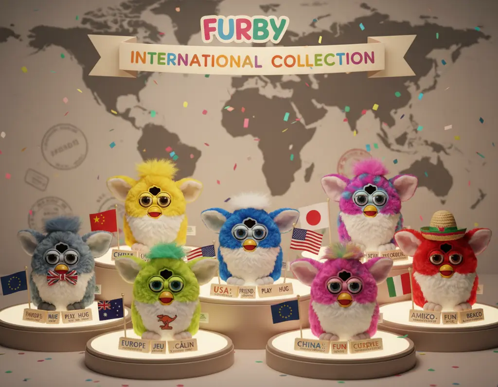 International Furby versions with language variations