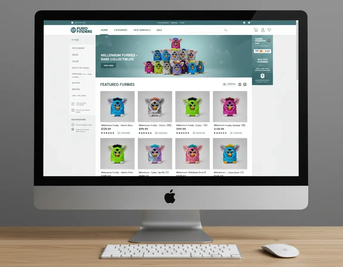 Online marketplace for Millennium Furby listings