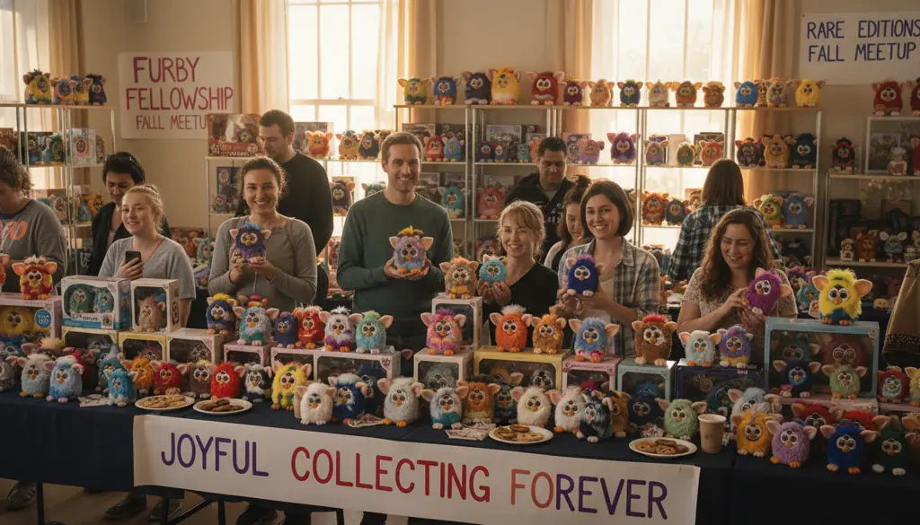 Furby collector community meeting and display event